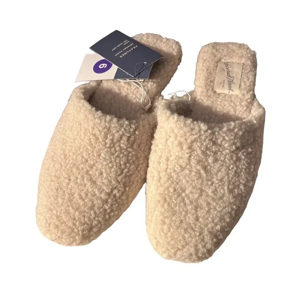 Universal Thread shearling home sleepers size 6 NWT - Picture 1 of 5